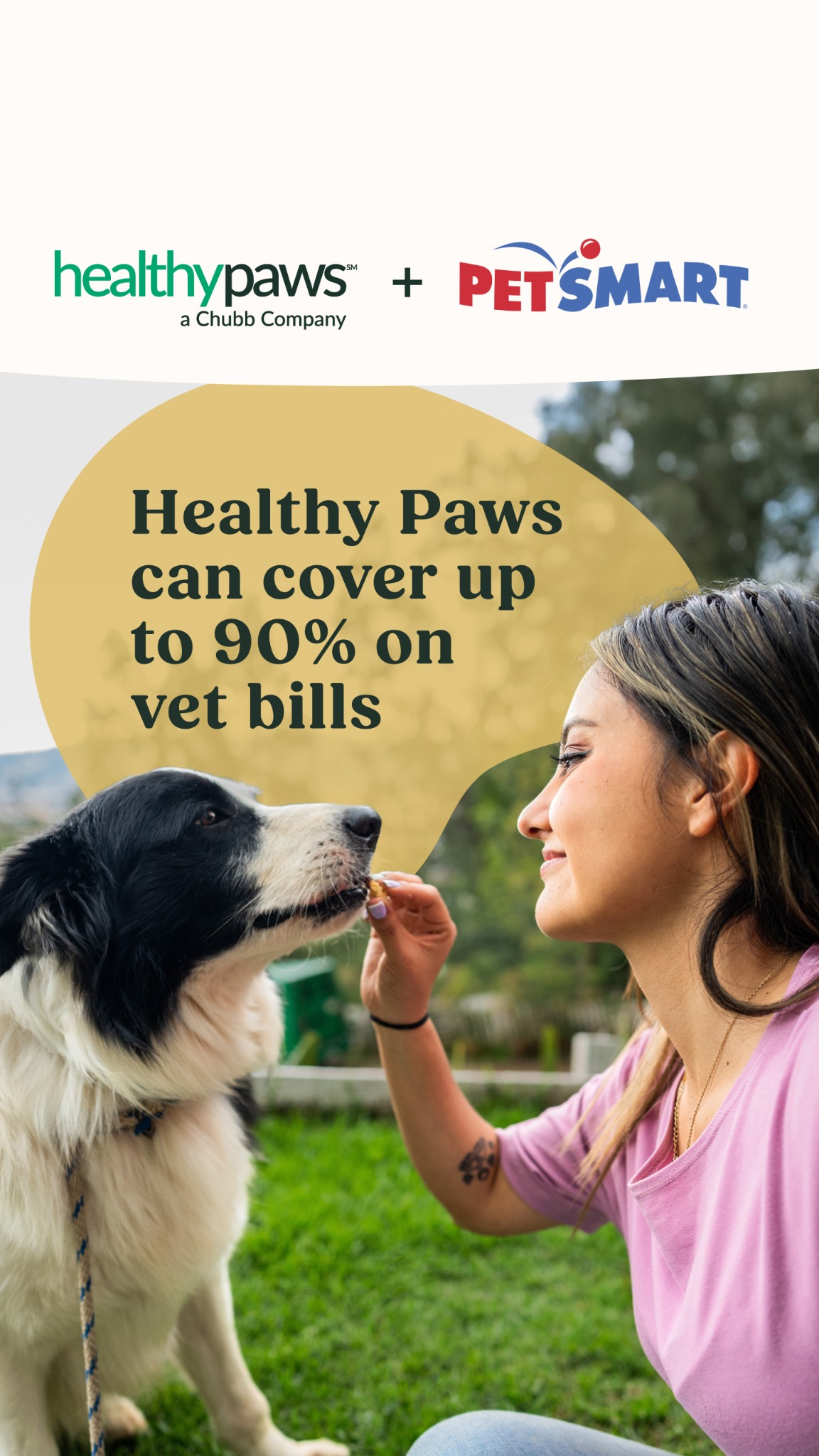 Healthy Paws Pet Insurance Facebook ad