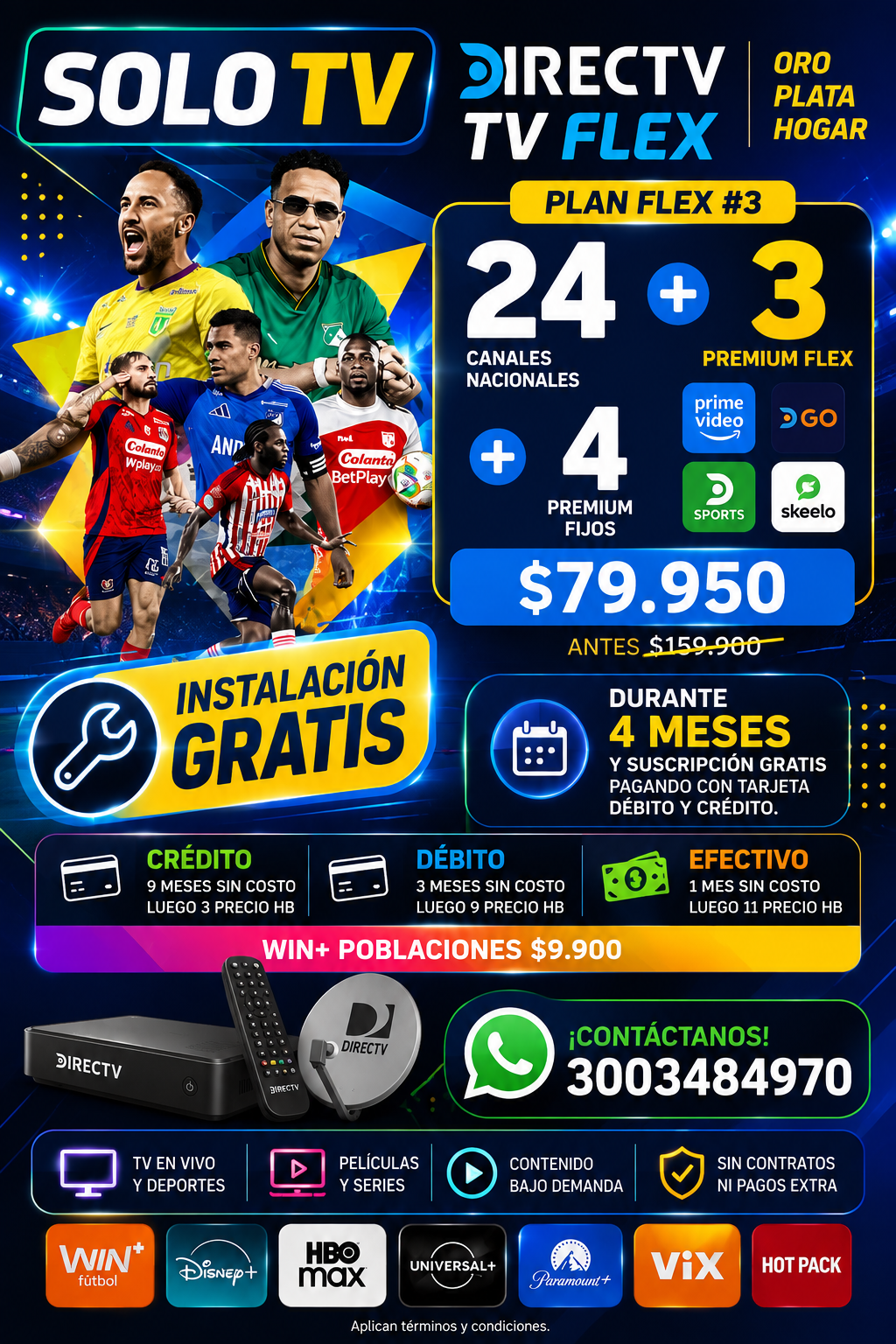 Directv - Investco Distribuidor Autorizado Facebook ad: Chatea con nosotros