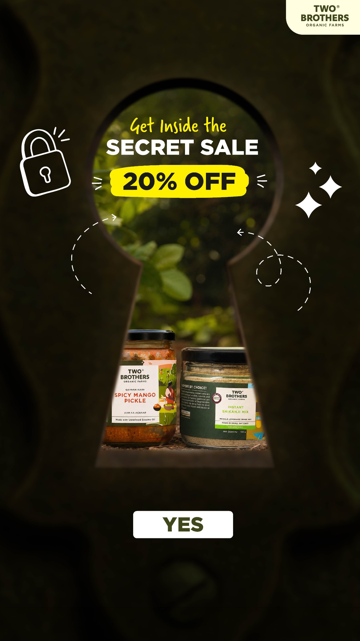 Two Brothers Organic Farms Facebook ad