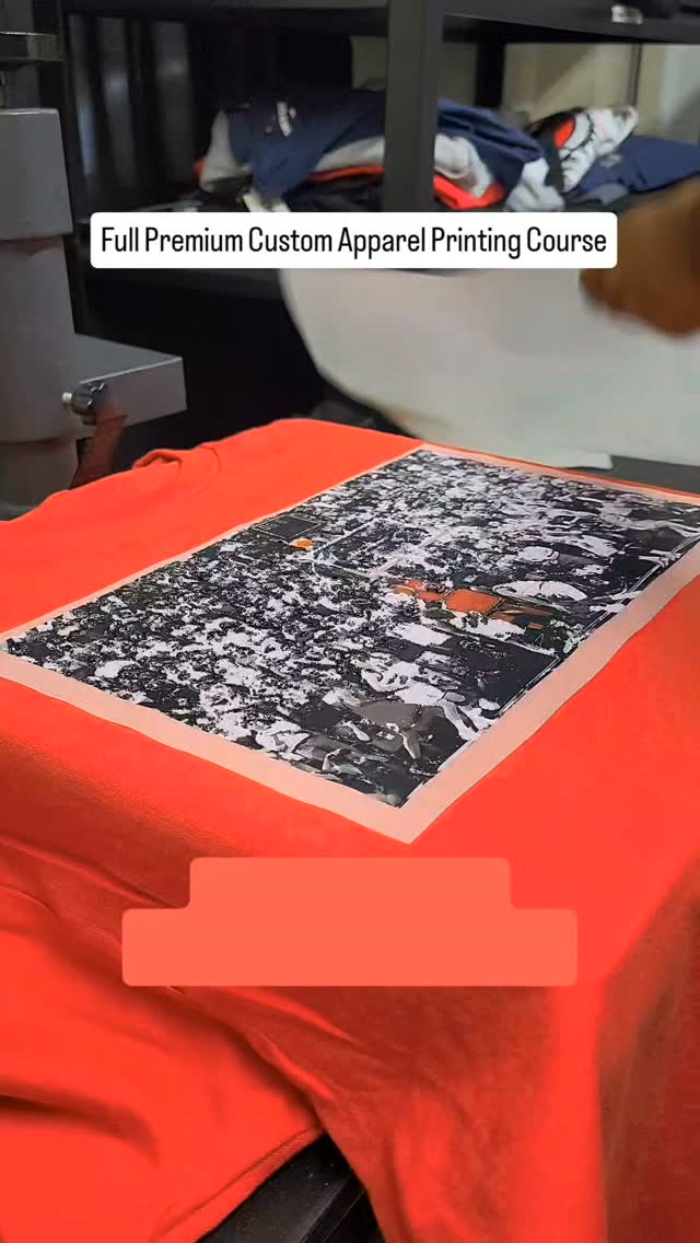 Dreyons Facebook ad: Custom Printing & Apparel Branding Course