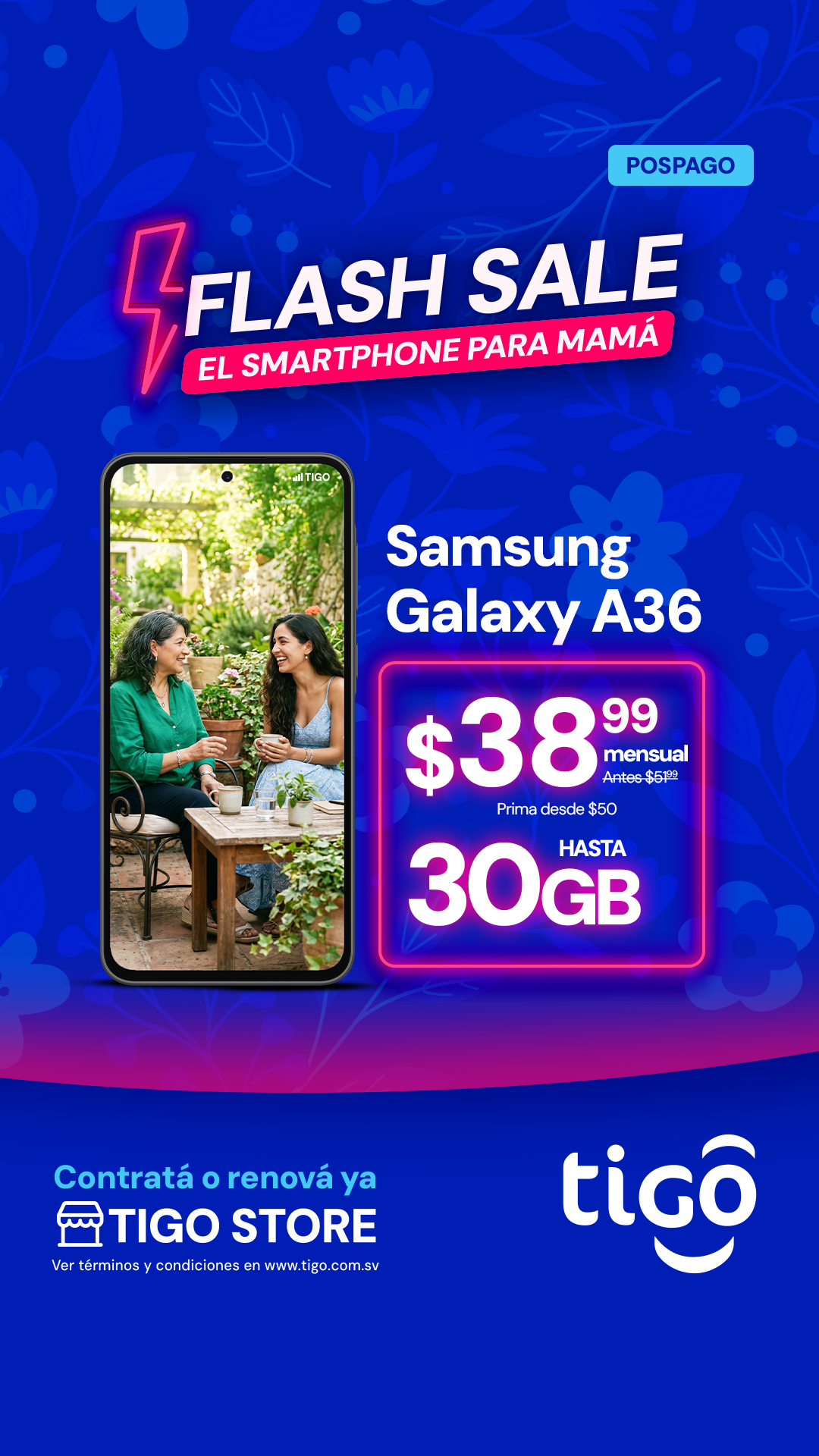 Tigo El Salvador Facebook ad