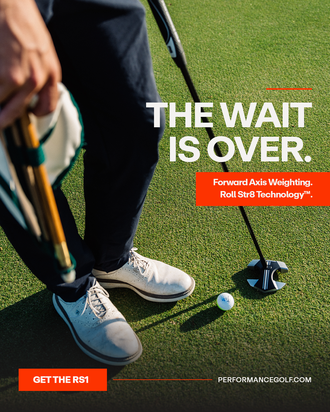 Performance Golf Facebook ad