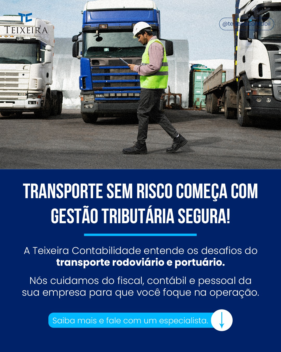 Teixeira Contabilidade Facebook ad: Empresas de transporte, atenção!