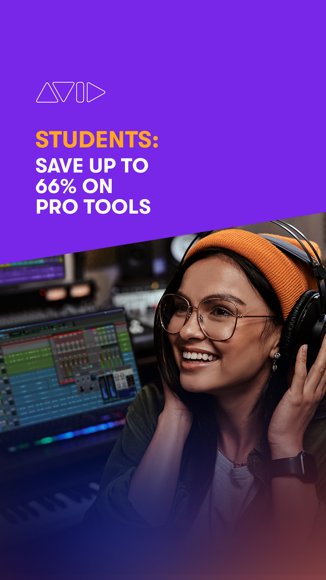 Avid Pro Tools Facebook ad