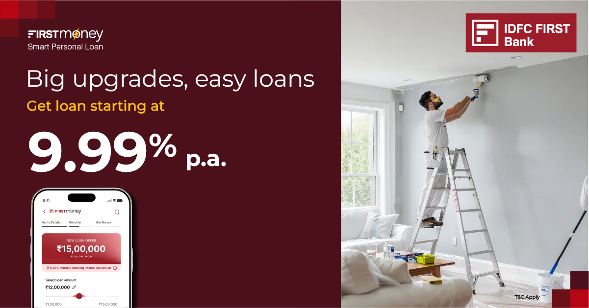 IDFC FIRST Bank Facebook ad