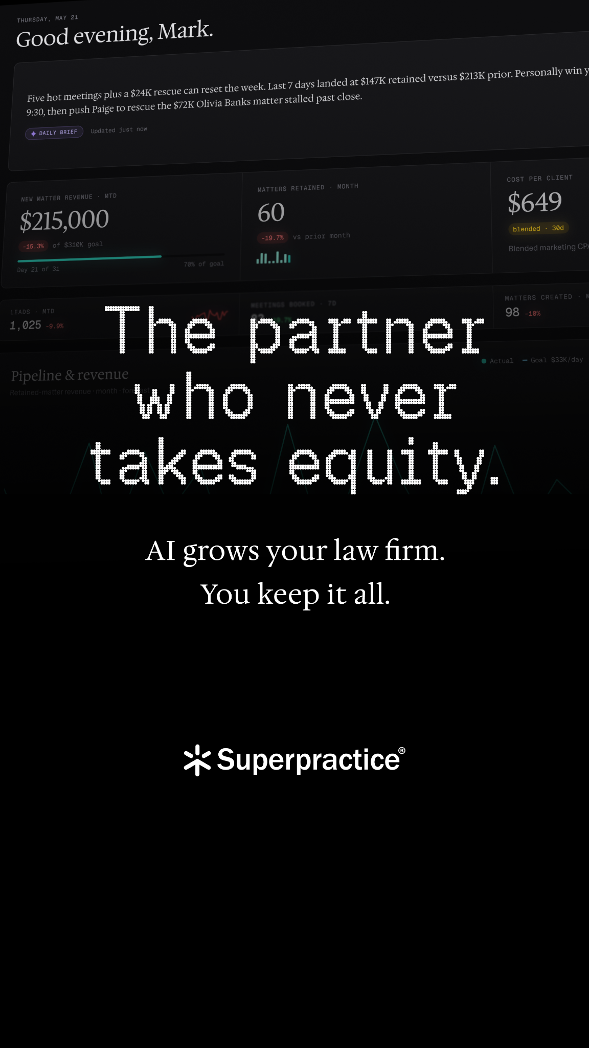 Superpractice Facebook ad