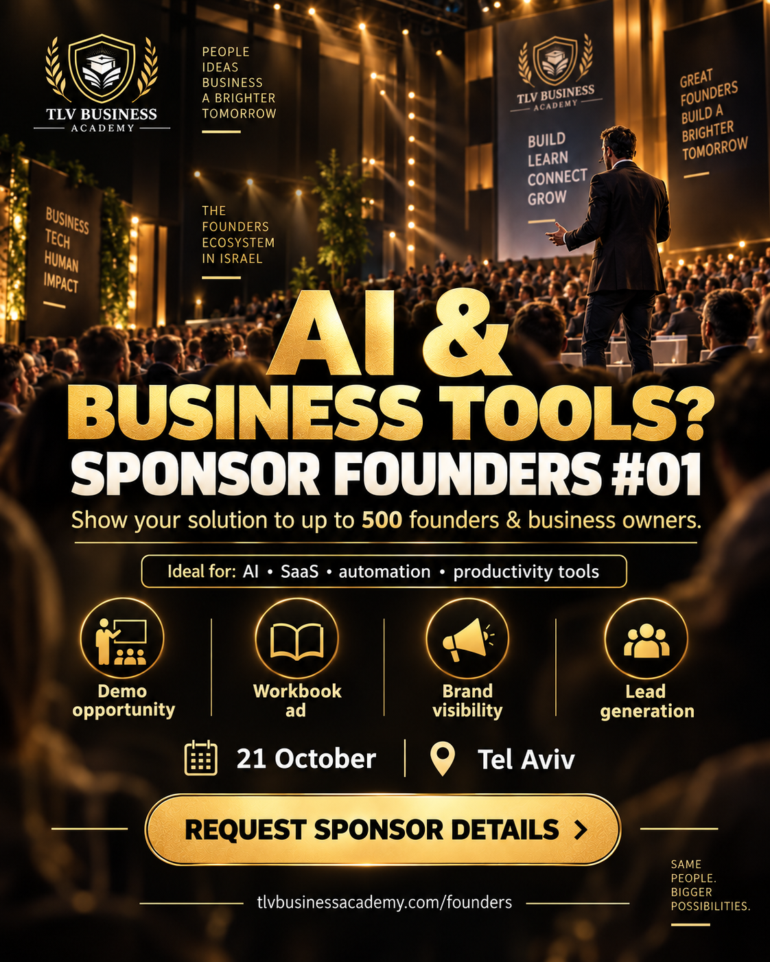 TLV Business Academy Facebook ad