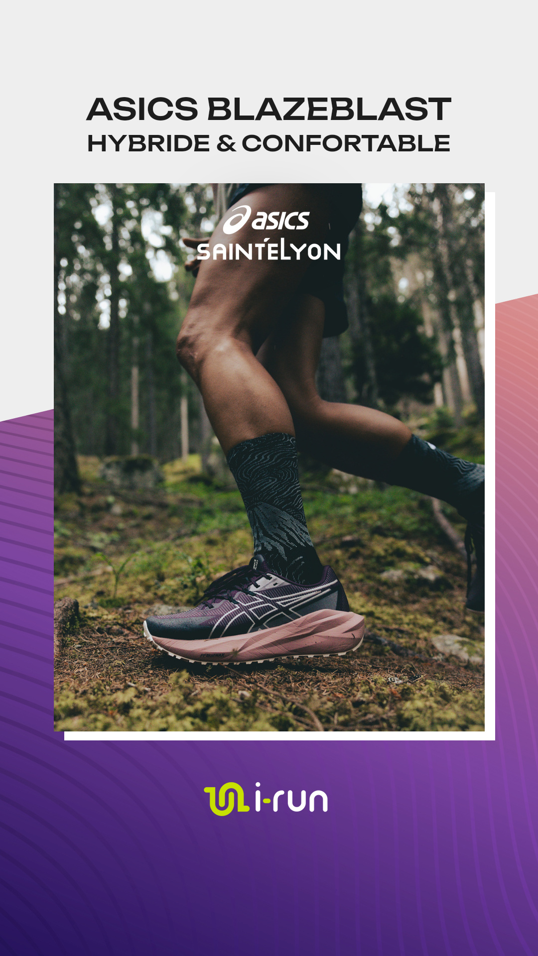 i-Run Facebook ad: Asics SaintéLyon