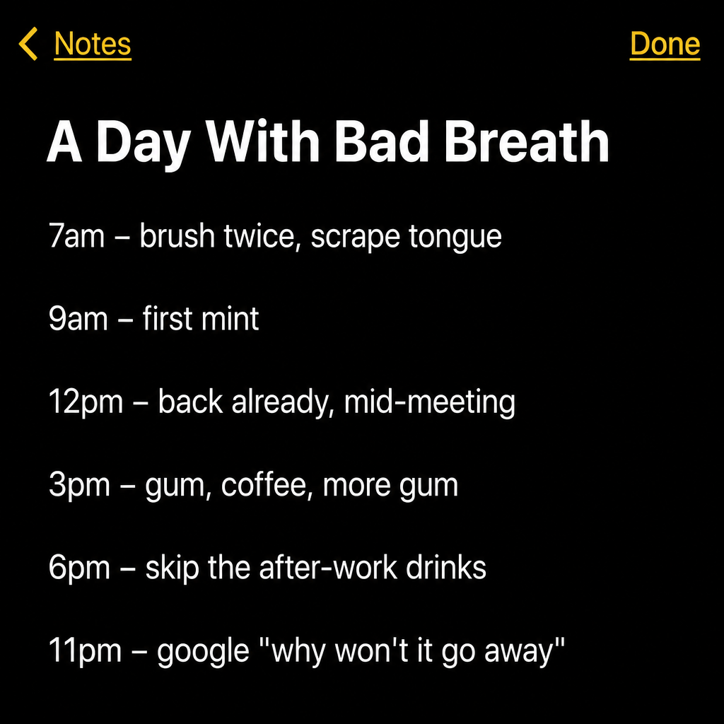 Virae Health Facebook ad: Fresh breath without the mints.