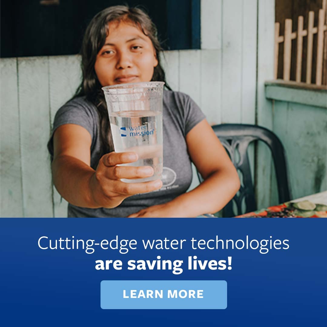 Water Mission Facebook ad: Build HOPE through the Living Water of Jesus Christ and…