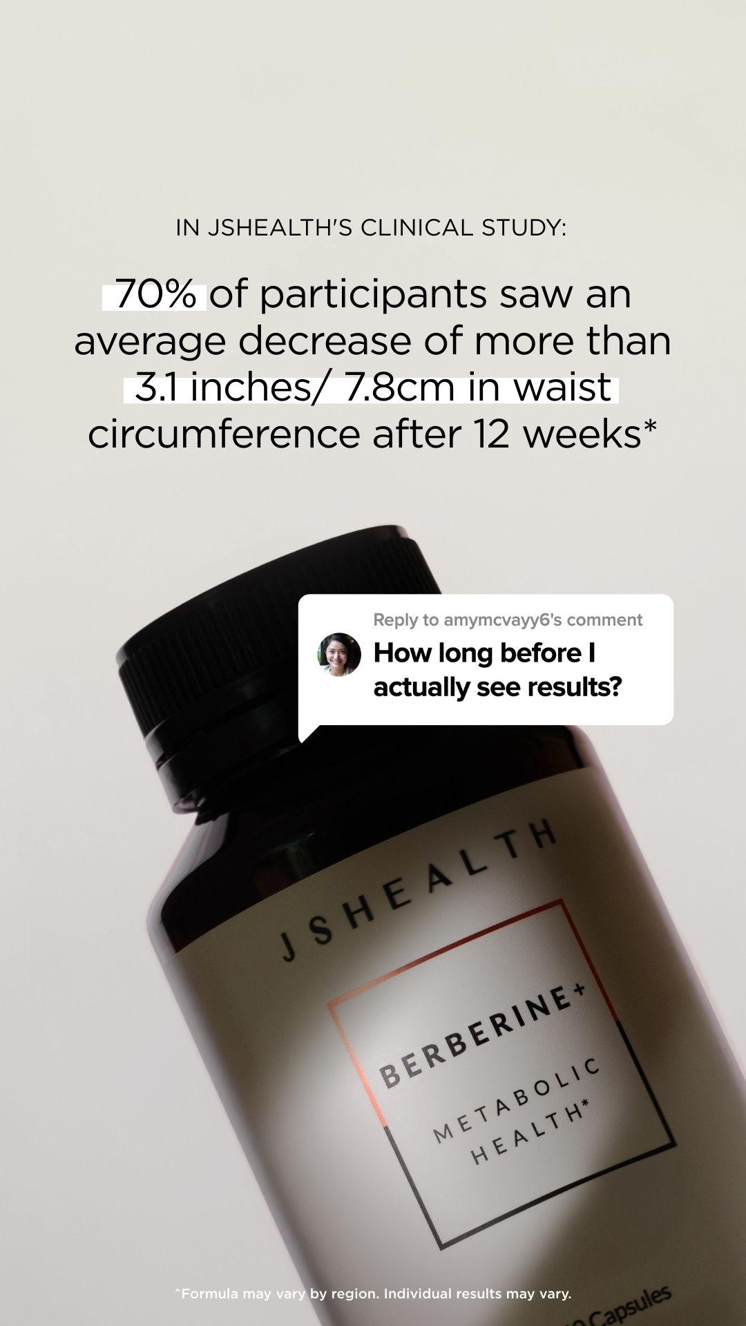JSHealth Vitamins Berberine+ Facebook ad