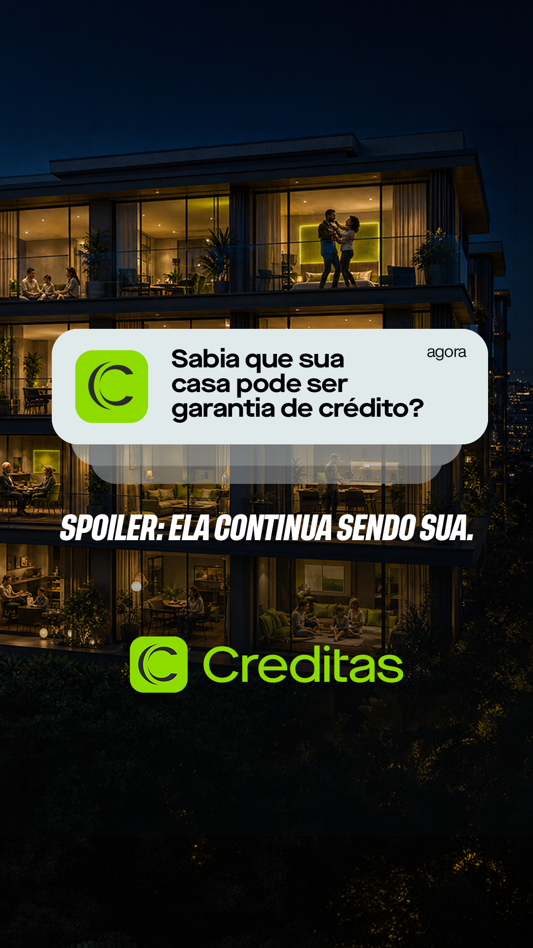 Creditas Facebook ad
