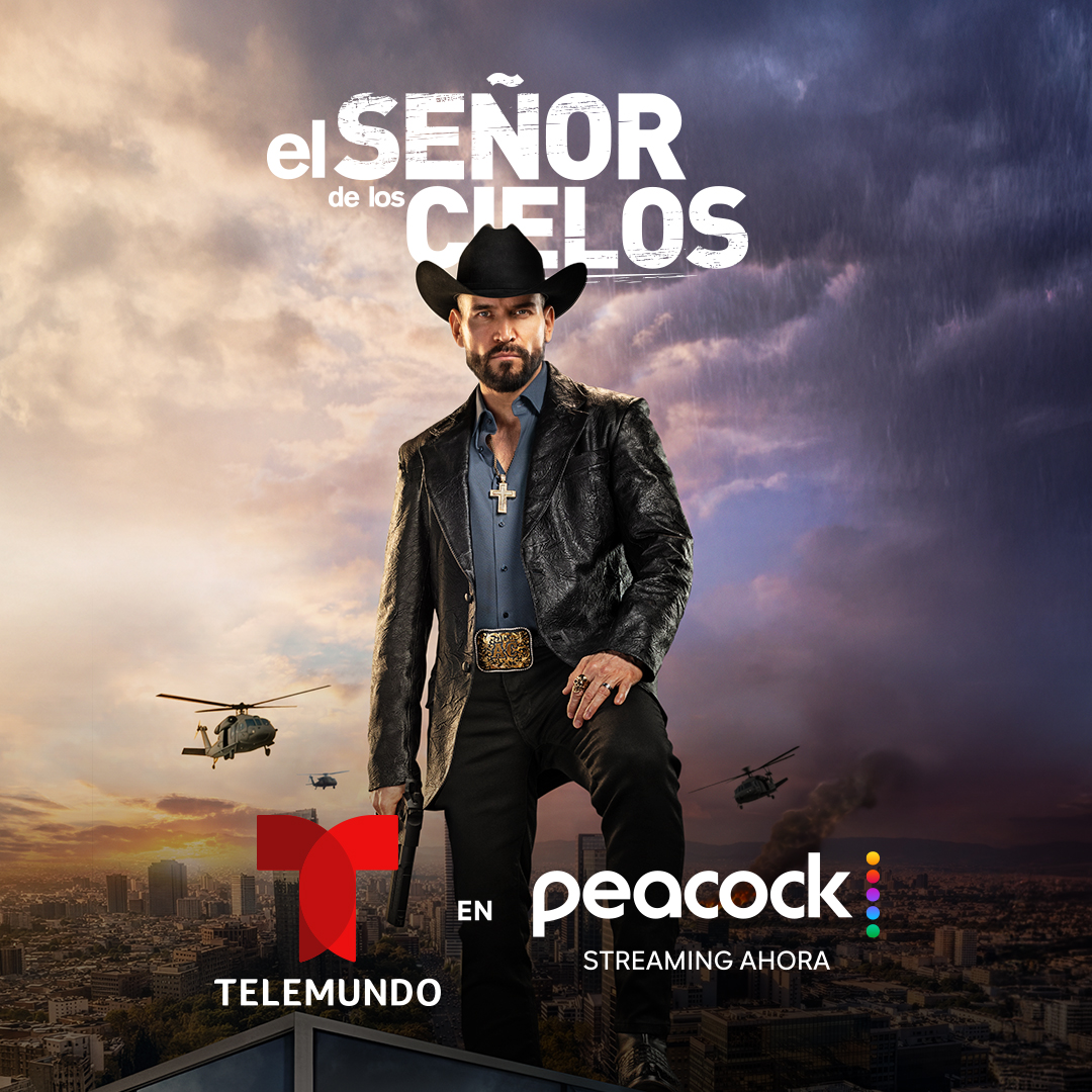 Peacock TV Facebook ad: Suscríbete a Peacock y mira la última temporada.