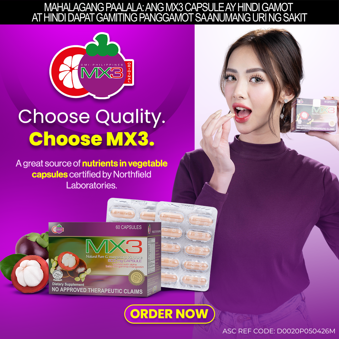 MX3 Natural Supplements Facebook ad
