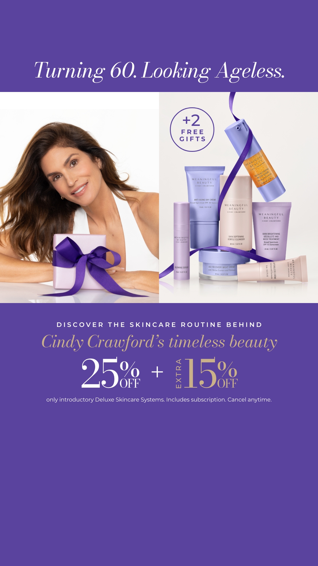 Meaningful Beauty Facebook ad