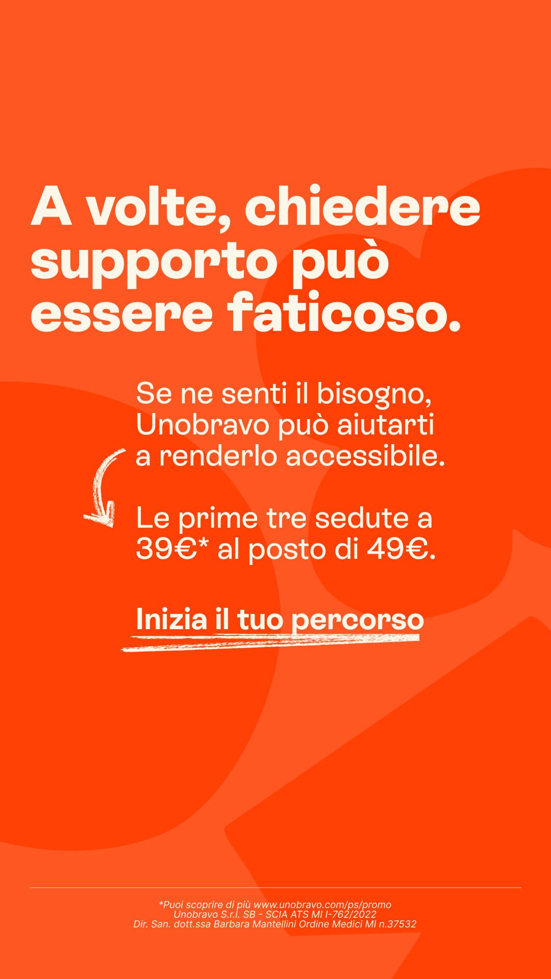 Unobravo Facebook ad