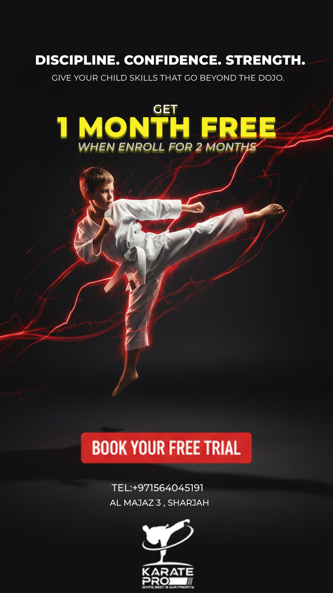 Karate Pro Facebook ad