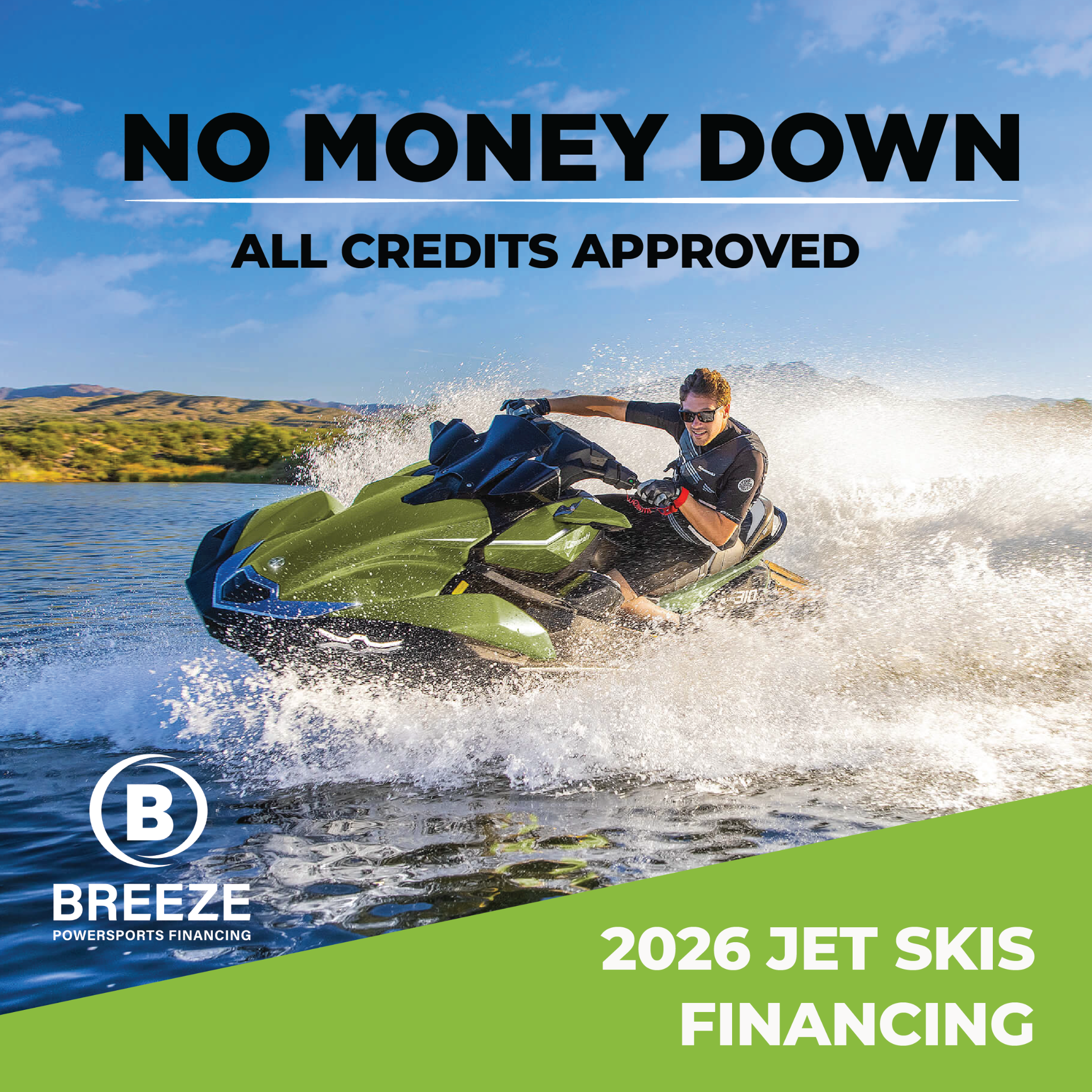 Breeze Powersports Financing Facebook ad