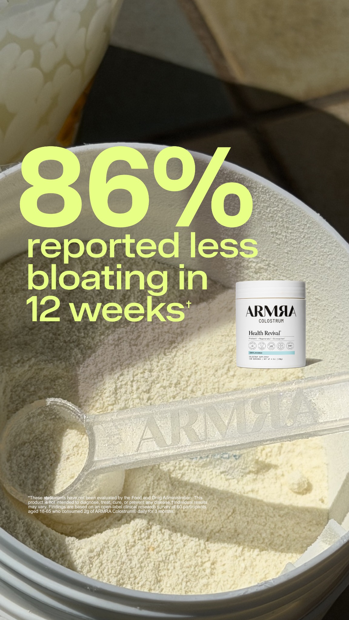 ARMRA Facebook ad