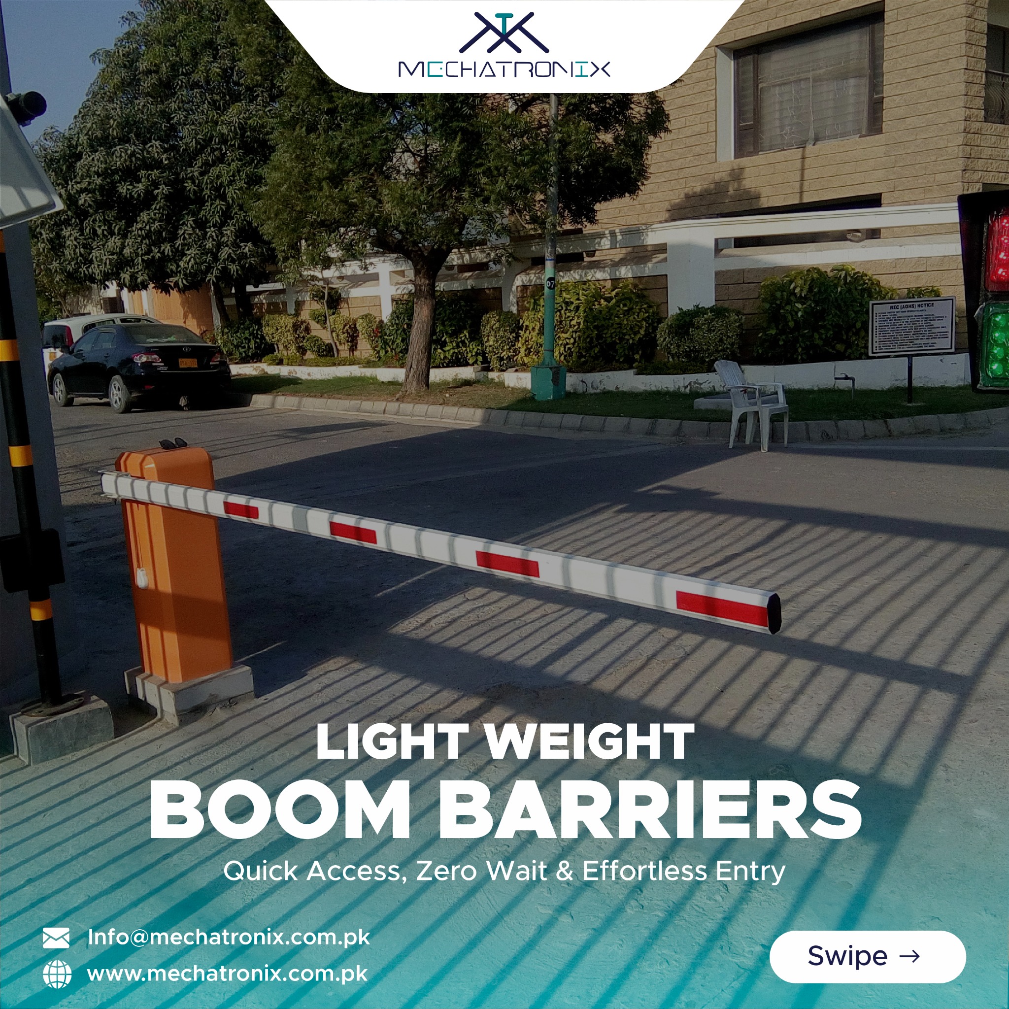 Mechatronix Solutions Pakistan Facebook ad: Secure your perimeter with Mechatronix!