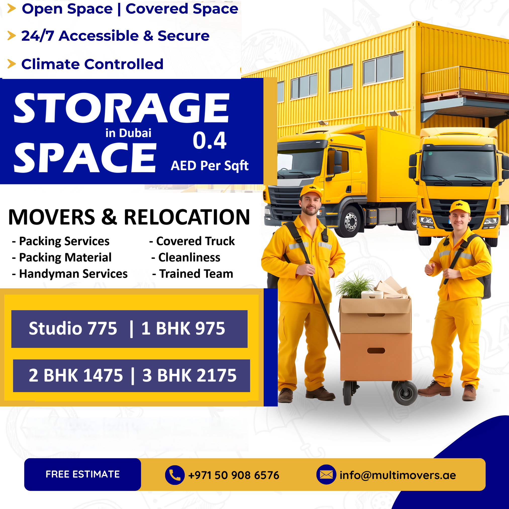 Multi Movers & Storage Facebook ad