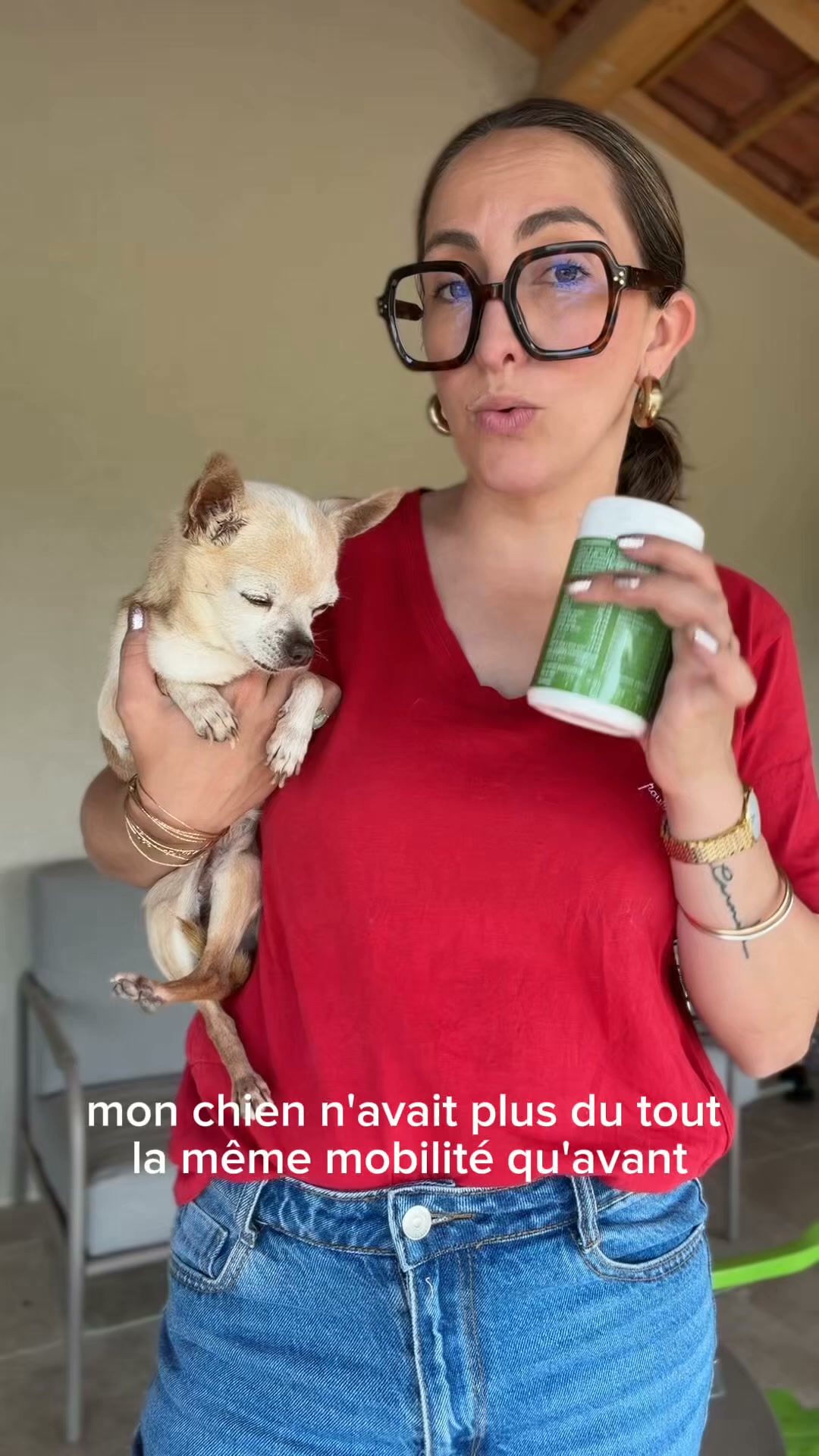 Franklin Pet Food Facebook ad: Des articulations souples et solides