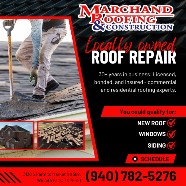Marchand Roofing and Construction Facebook ad