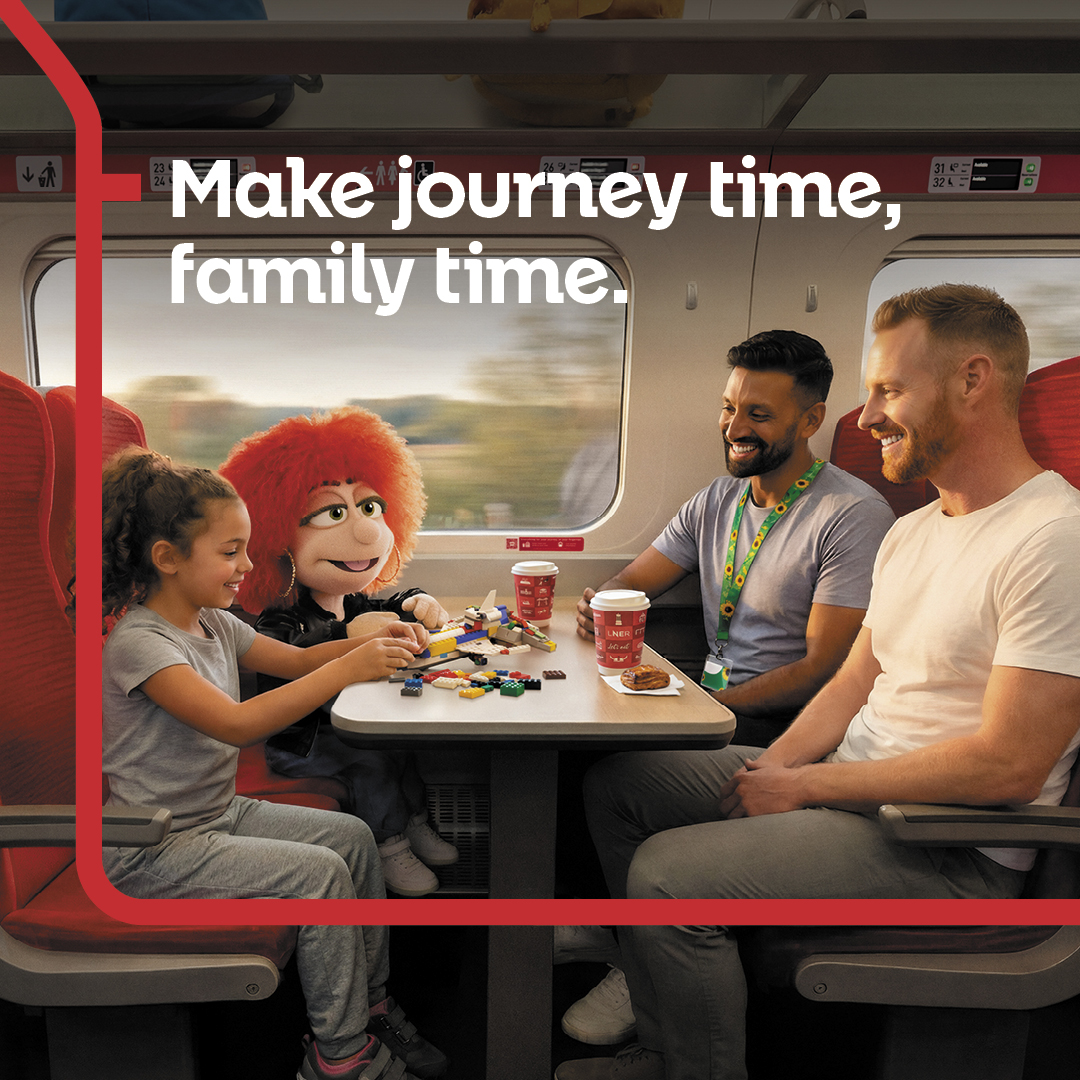 London North Eastern Railway Facebook ad: Travel by train with LNER and make every…