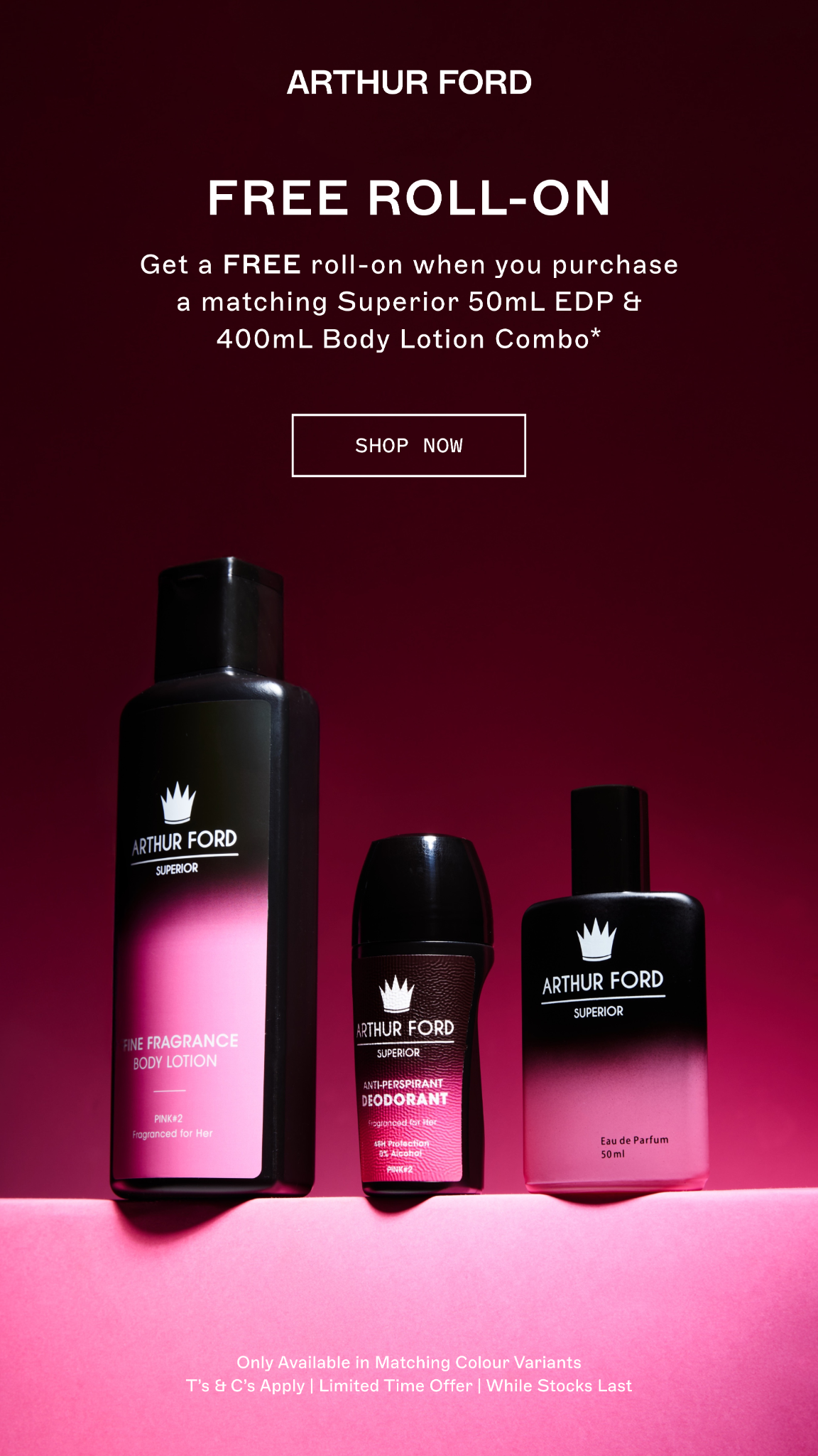 ARTHUR FORD Facebook ad