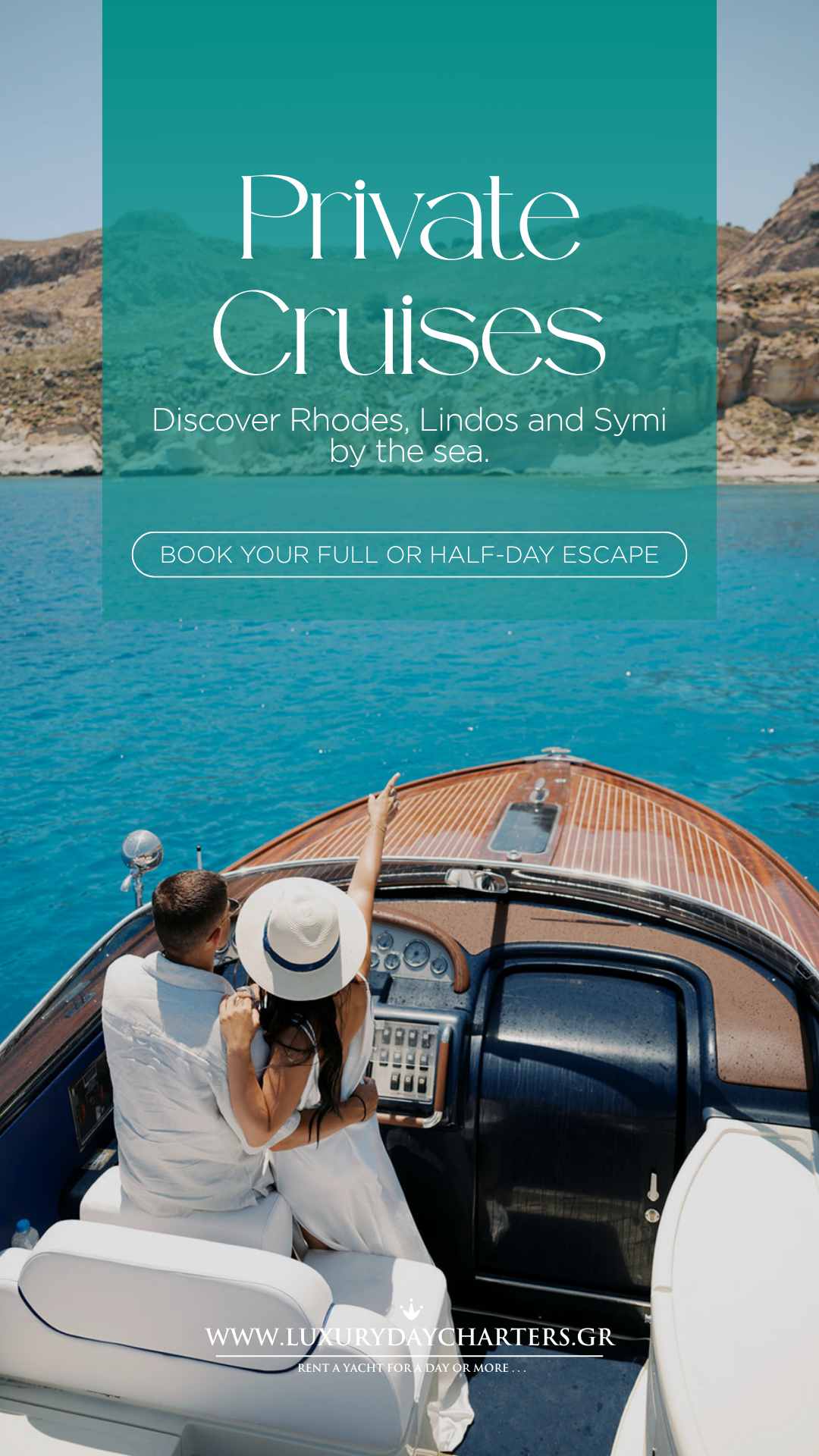 Luxury Day Charters Facebook ad