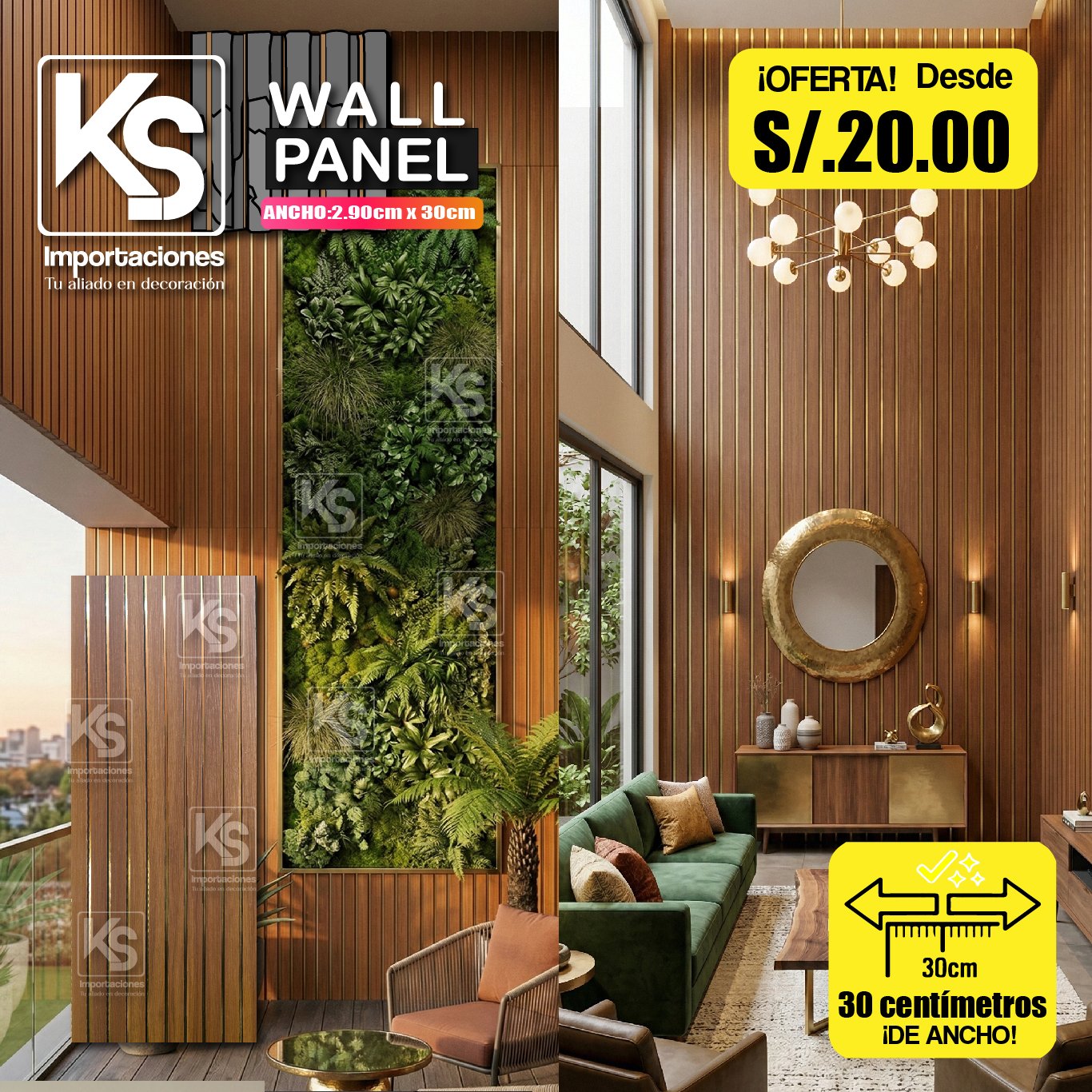 Keyla Katherine Arivilca Arizabal Facebook ad: WALL PANEL A 20 SOLES 30CM