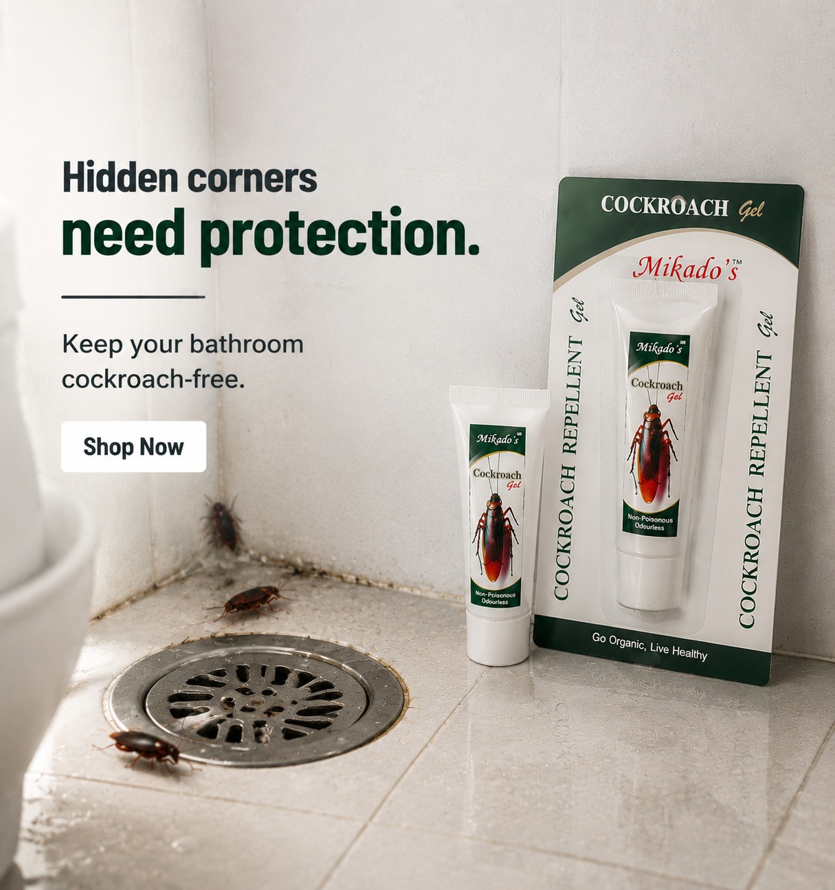 Mikado's Organic Pest Repellents Facebook ad