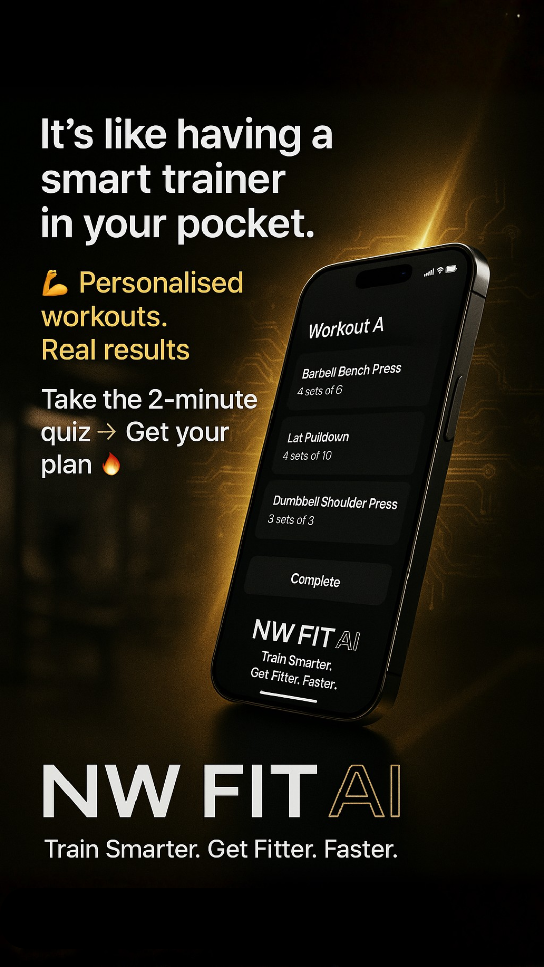 NW FIT AI - Ninja Warriors Facebook ad from Jan 19, 2026