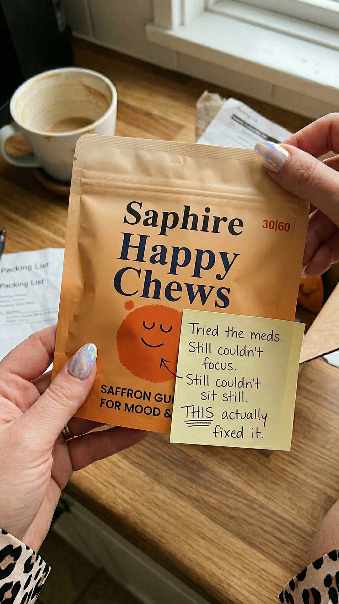 Try Saphire Facebook ad