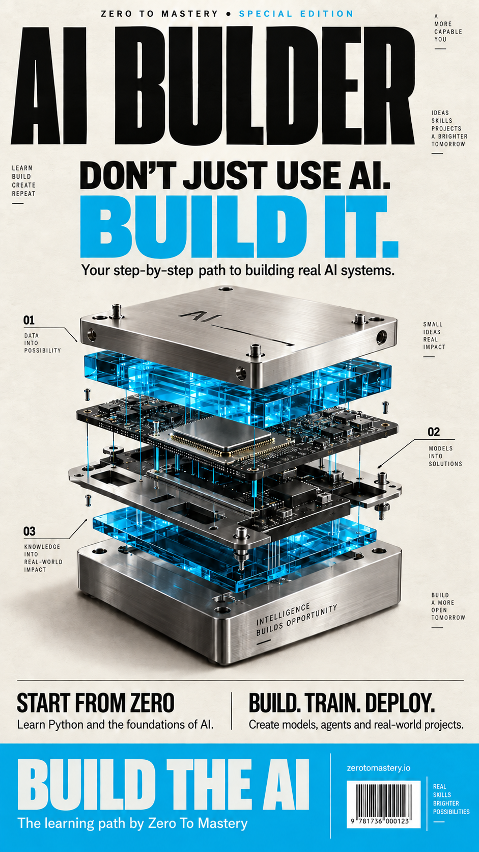 Zero To Mastery Facebook ad: Don’t Just Use AI. Build It.