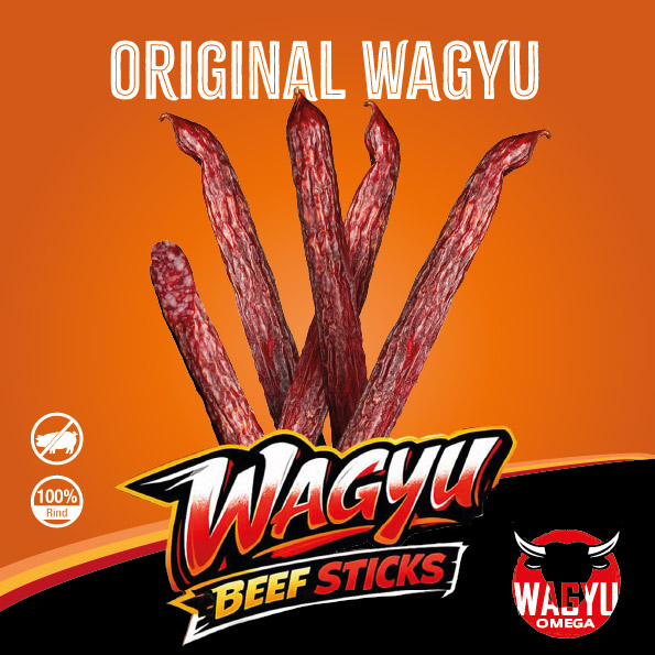 Viehweg Spezialitäten Facebook ad: Neu: Wagyu Beef Sticks aus Deutschland.