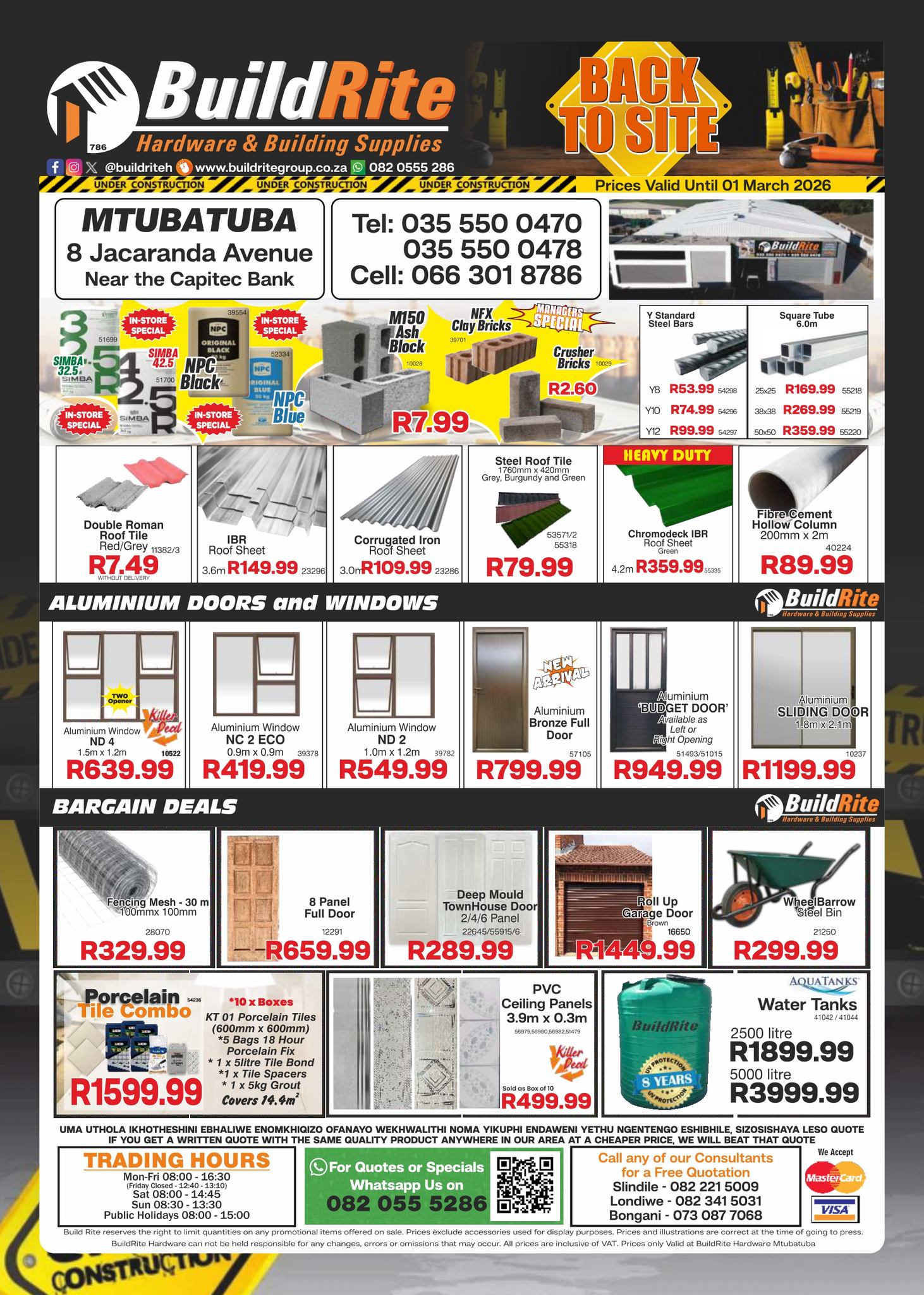 Build Rite Hardware Facebook ad