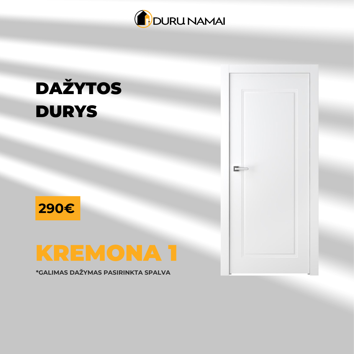 Durų namai Facebook ad