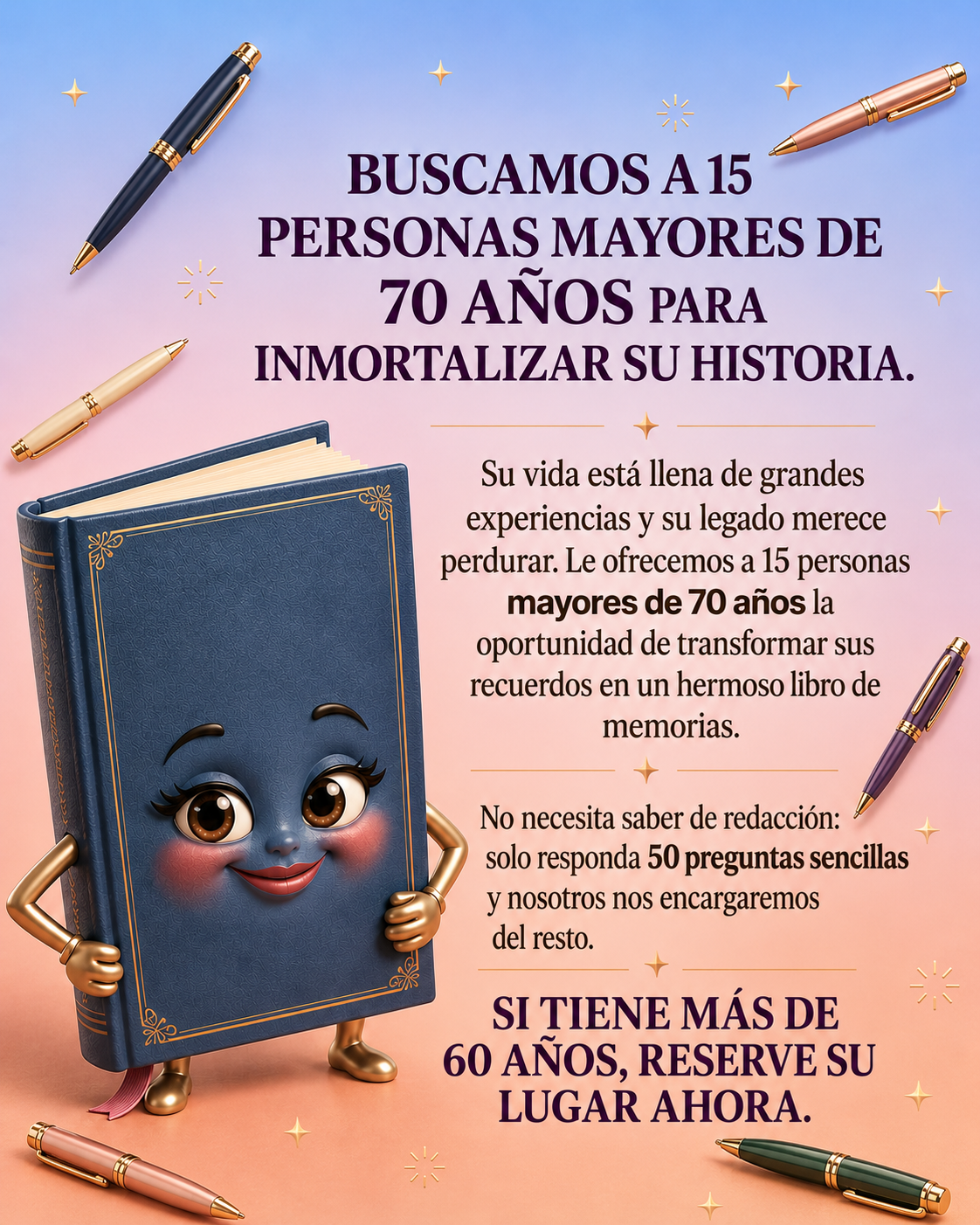 Memowrite Facebook ad