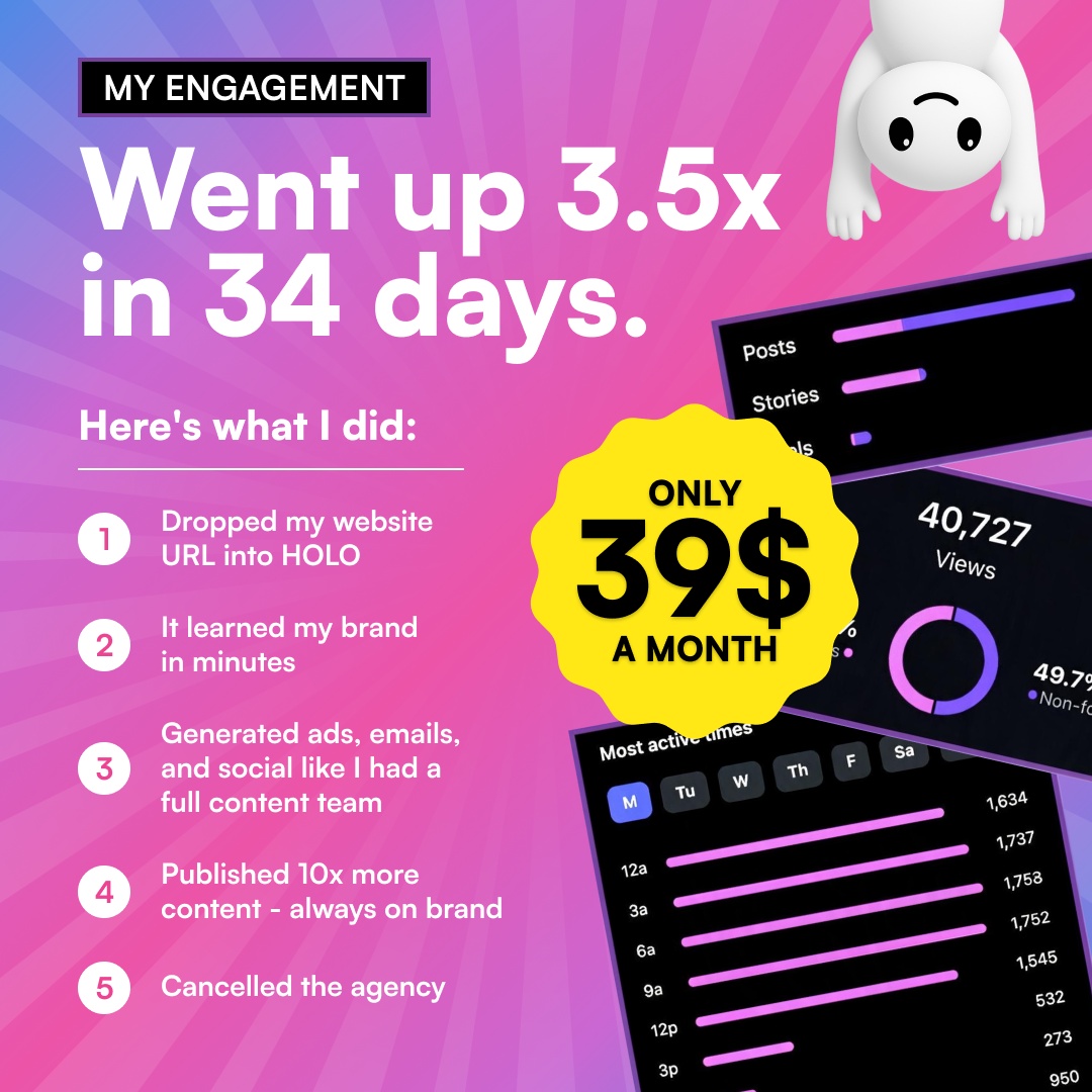 Holo Facebook ad