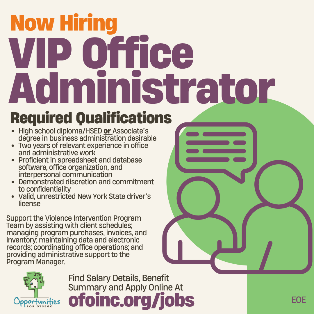 Opportunities for Otsego Facebook ad: Make A Difference