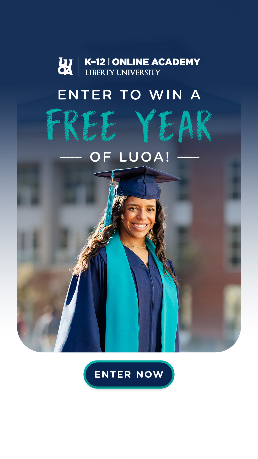 Liberty University Online Academy K-12 Facebook ad