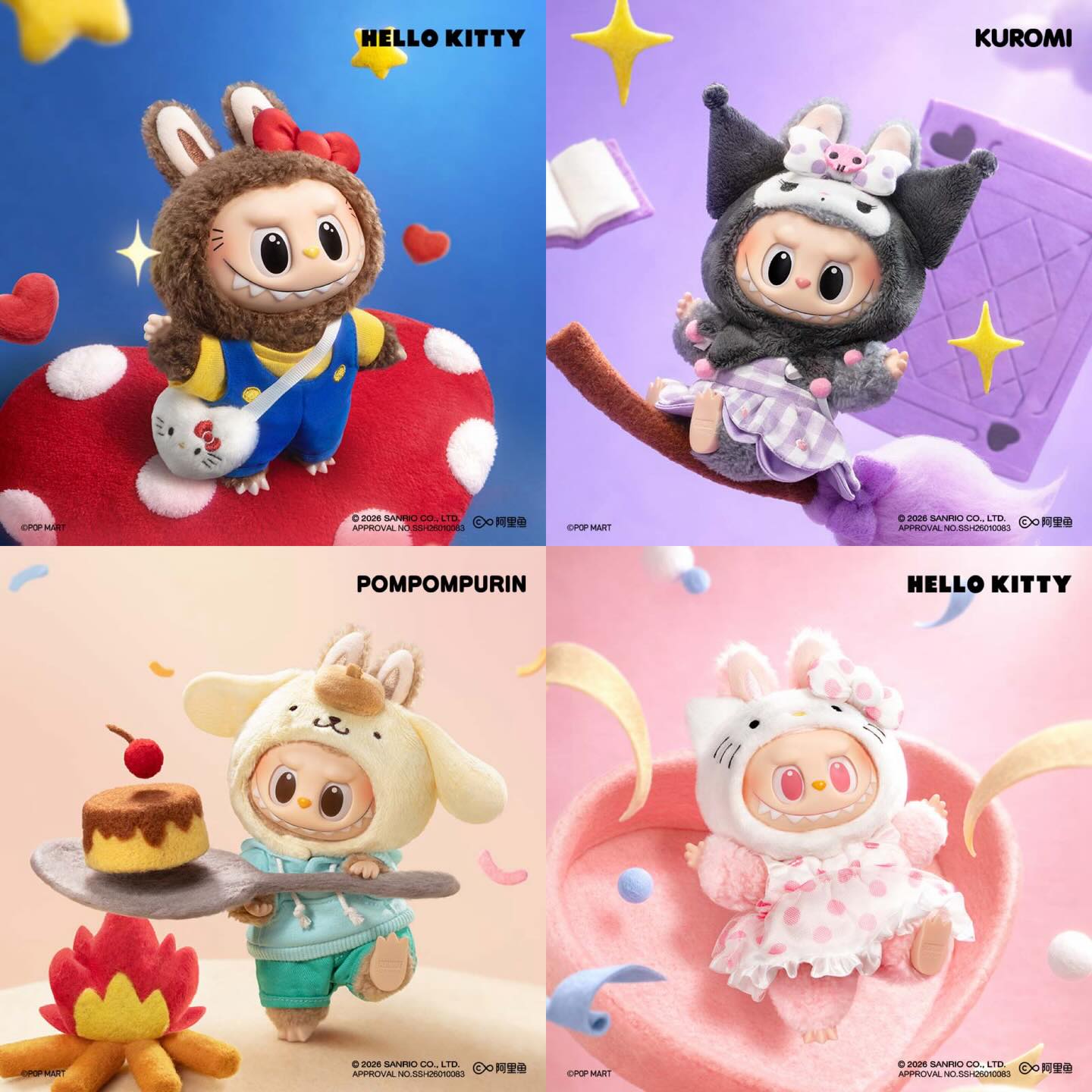 Whoopea Blind Box Facebook ad: New release The monsters Labubu Sanrio characters series…