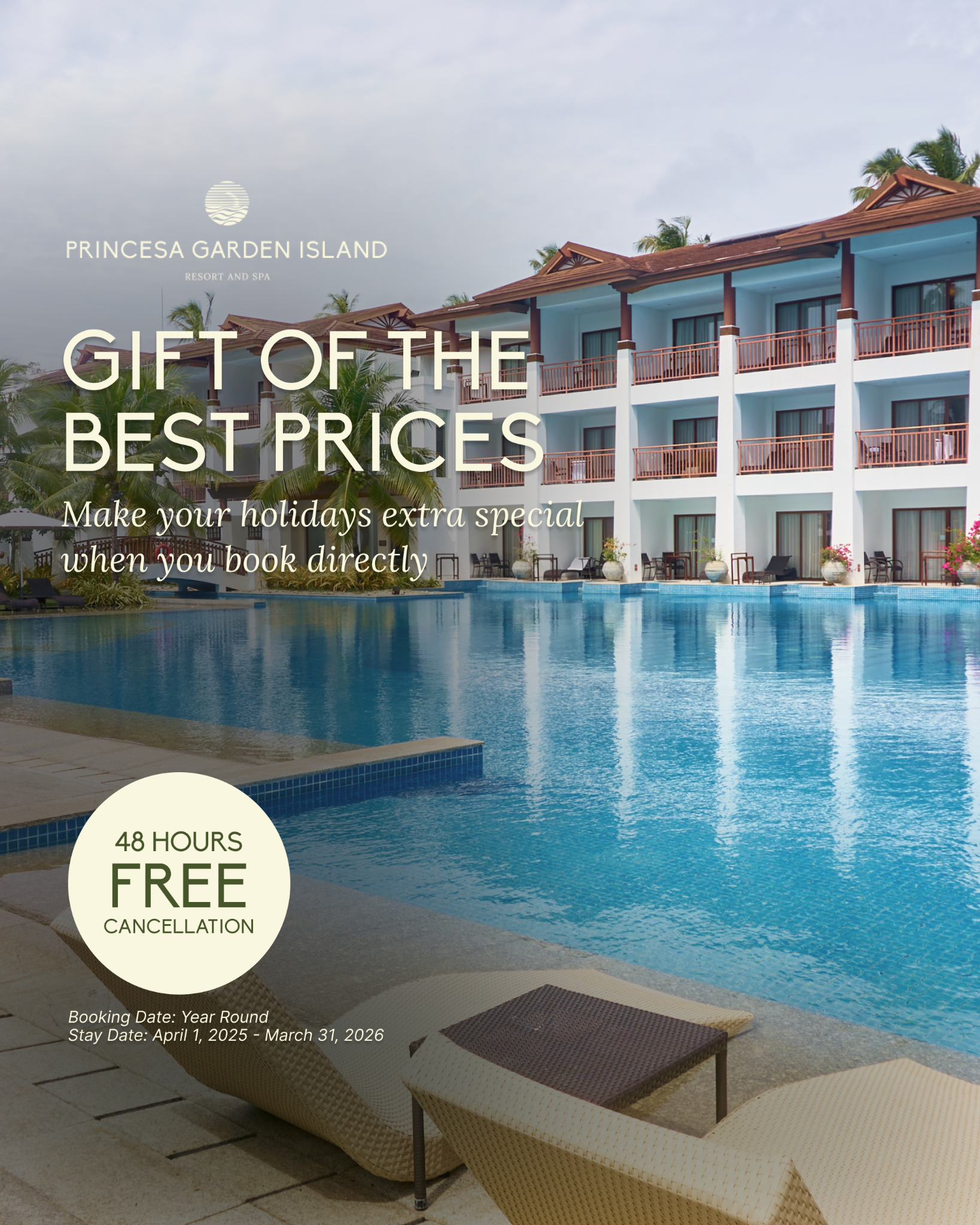 Princesa Garden Island Resort & Spa Facebook ad