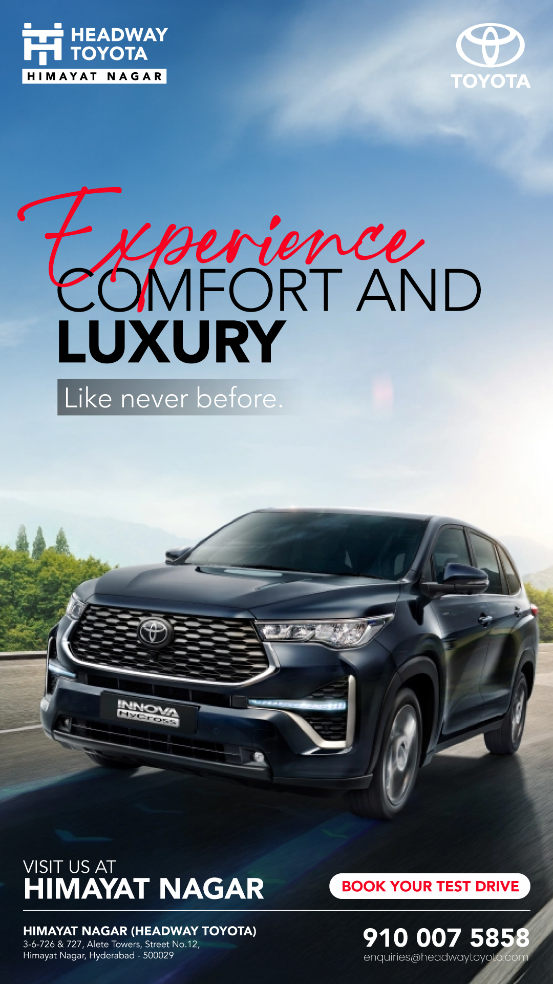 Headway Toyota Facebook ad from Nov 19, 2025