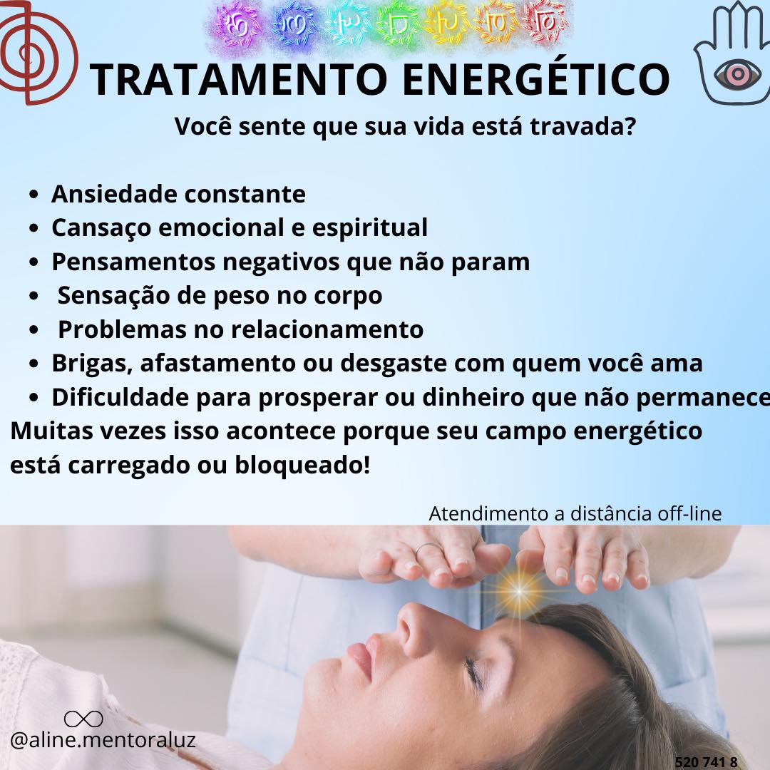 Reiki Aline Facebook ad: Se essa mensagem chegou até você, não foi…