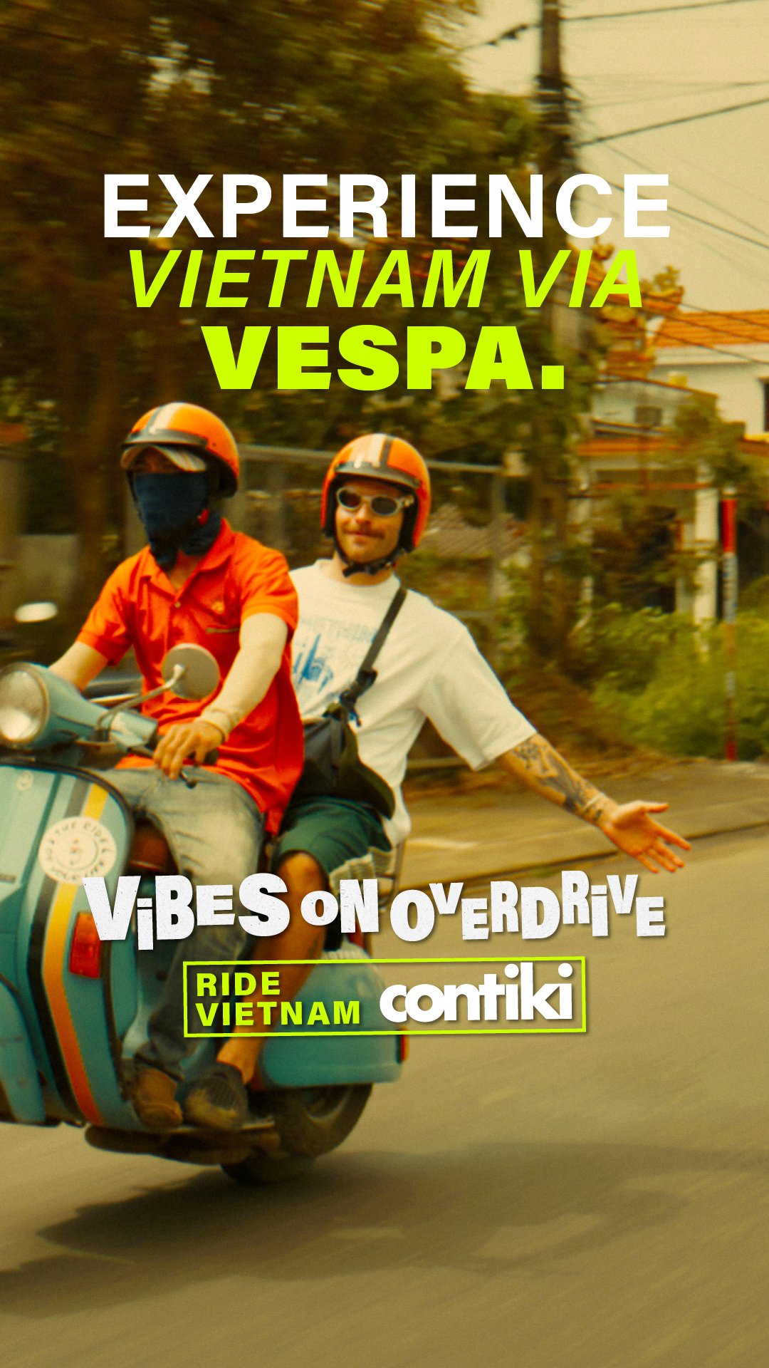 Contiki Facebook ad