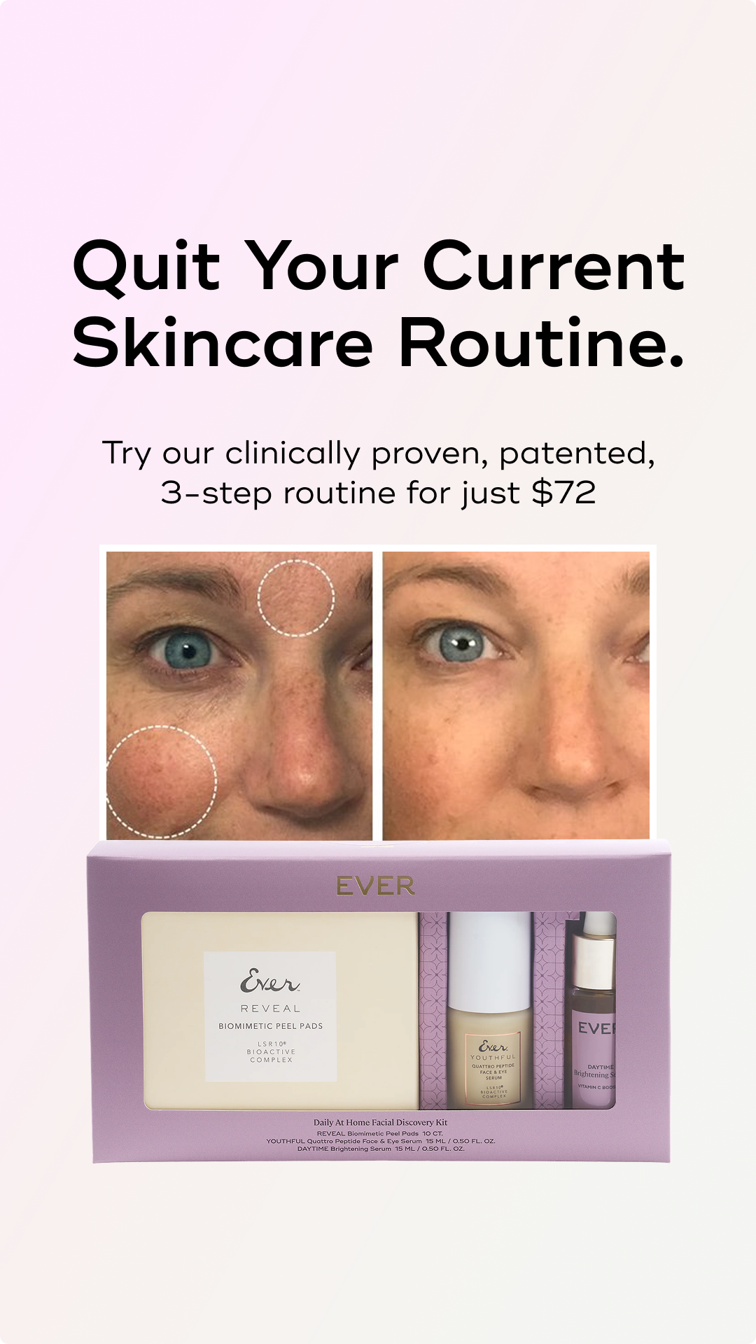 EVER Cleanical Skincare Facebook ad