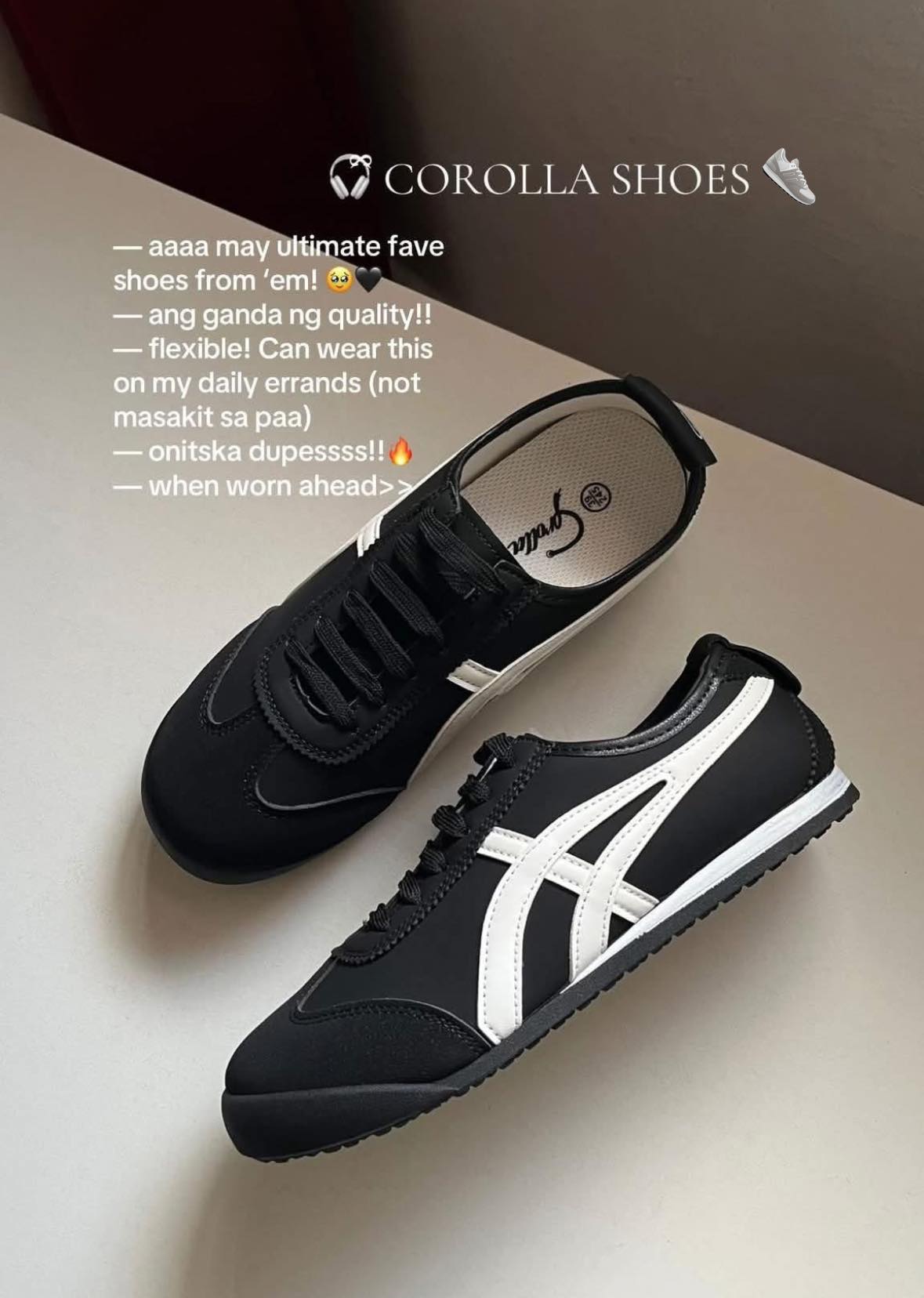 Celeste Asuncion Facebook ad: Affordable Shoe Recos
