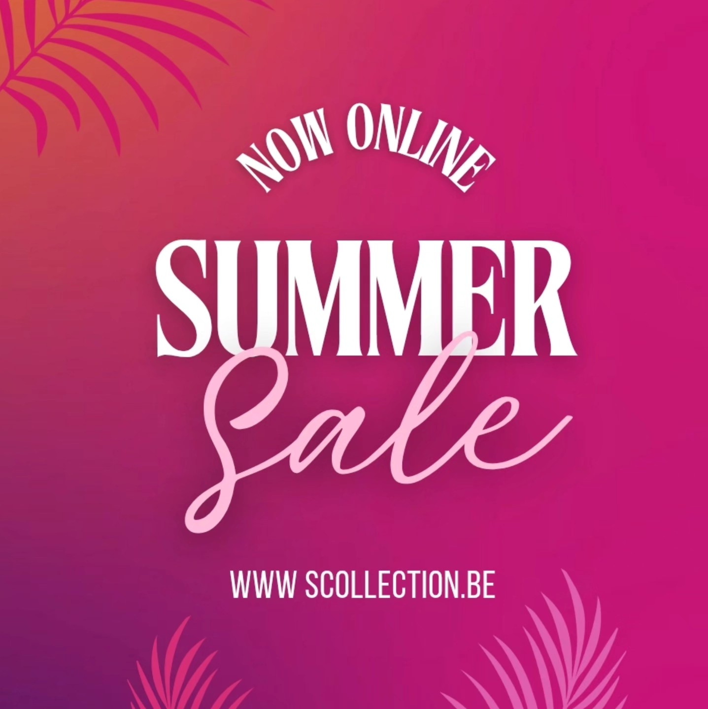 SCollection Facebook ad: Tijd voor solden!